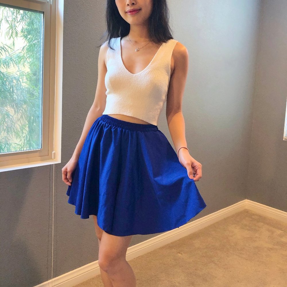 Cobalt Blue Skirt